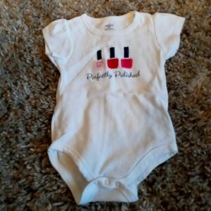 Little treasure "perfectly polished" onesie